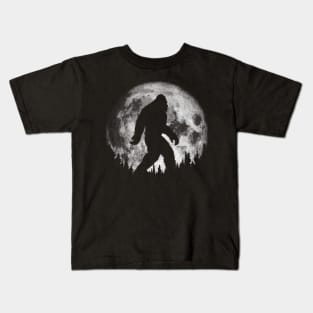 big foot moon animal adventure Kids T-Shirt